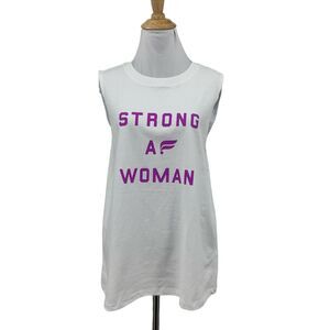 Fabletics International Womens Day Muscle Tank Womens M Medium Drop Armhole Top